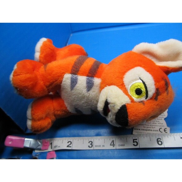 Neopets Orange Kougra Plush 7” 2006 Limited Too Striped Tiger Plushie W/ Tag - Picture 9 of 9